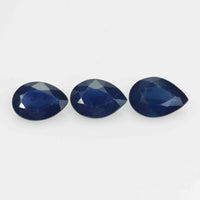 7x5 MM Natural Blue Sapphire Loose Gemstone Pear Cut