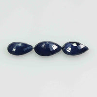 7x5 MM Natural Blue Sapphire Loose Gemstone Pear Cut
