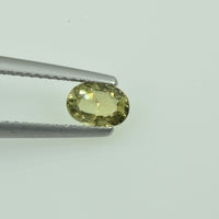0.57 cts Natural Green Sapphire Loose Gemstone Oval Cut