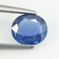 1.67 Cts Natural Blue Sapphire Loose Gemstone Oval Cut
