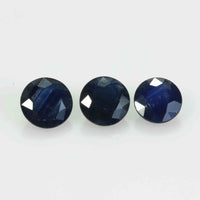 5-8 MM Natural Blue Sapphire Loose Gemstone Round Cut