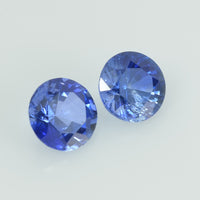 5 mm Natural Blue Sapphire Loose Gemstone Round Cut