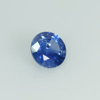0.67 Cts Natural Blue Sapphire Loose Gemstone Round Cut