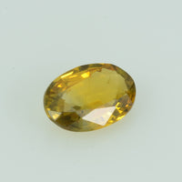 0.45 Cts Natural Yellow Sapphire Loose Gemstone Oval Cut