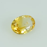 0.49 Cts Natural Yellow Sapphire Loose Gemstone Oval Cut
