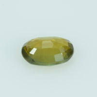0.54 Cts Natural Yellow Sapphire Loose Gemstone Oval Cut