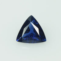 0.42 Cts Natural Blue Sapphire Loose Gemstone Trillion Cut