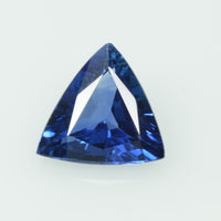 0.63 Cts Natural Blue Sapphire Loose Gemstone Trillion Cut