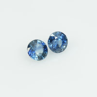 4 mm Natural Blue Sapphire Loose Gemstone Round Cut