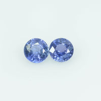 4 mm Natural Blue Sapphire Loose Gemstone Round Cut