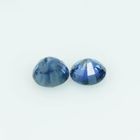 4 mm Natural Blue Sapphire Loose Gemstone Round Cut
