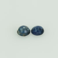 3.5 mm Natural Blue Sapphire Loose Gemstone Round Cut