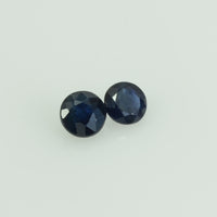 3 mm Natural Blue Sapphire Loose Gemstone Round Cut