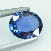 0.73 cts natural blue sapphire loose gemstone oval cut AGL Certified