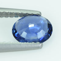 0.73 cts natural blue sapphire loose gemstone oval cut AGL Certified