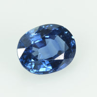 0.88 Cts Natural Blue Sapphire Loose Gemstone Oval Cut