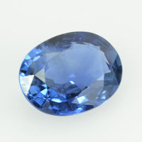 1.23 Cts Natural Blue Sapphire Loose Gemstone Oval Cut AGL Certified