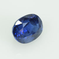 1.02 cts natural blue sapphire loose gemstone oval cut AGL Certified