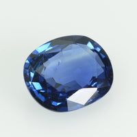 0.96 cts natural blue sapphire loose gemstone oval cut AGL Certified