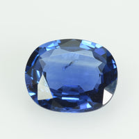 0.96 cts natural blue sapphire loose gemstone oval cut AGL Certified