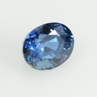 1.00 cts natural blue sapphire loose gemstone oval cut AGL Certified