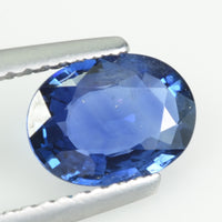 1.08 cts natural blue sapphire loose gemstone oval cut AGL Certified