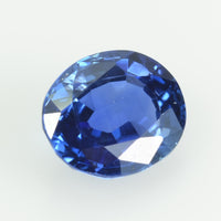 1.30 cts natural blue sapphire loose gemstone oval cut AGL Certified