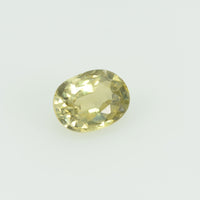 0.45 Cts Natural Yellow Sapphire Loose Gemstone Oval Cut