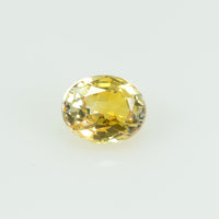0.56 Cts Natural Yellow Sapphire Loose Gemstone Oval Cut
