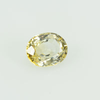 0.62 Cts Natural Yellow Sapphire Loose Gemstone Oval Cut