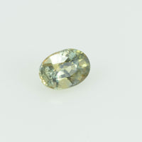 0.45 Cts Natural Yellow Sapphire Loose Gemstone Oval Cut