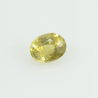 0.46 Cts Natural Yellow Sapphire Loose Gemstone Oval Cut
