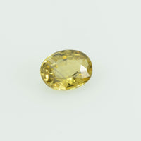 0.38 Cts Natural Yellow Sapphire Loose Gemstone Oval Cut