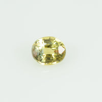 Natural Yellow Sapphire Loose Gemstone Oval Cut