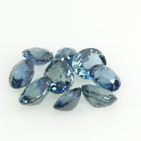 6x5 Natural Calibrated Blue Sapphire Loose Gemstone Oval Cut