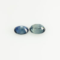 6x5 Natural Calibrated Blue Sapphire Loose Gemstone Oval Cut