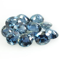 6x5 Natural Calibrated Blue Sapphire Loose Gemstone Oval Cut