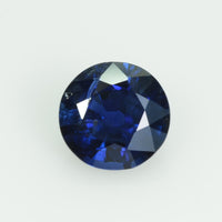 1.38 cts Natural Blue Sapphire Loose Gemstone Round Cut - Thai Gems Export Ltd.