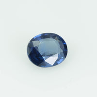 0.87 Cts Natural Blue Sapphire Loose Gemstone Oval Cut