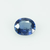 0.87 Cts Natural Blue Sapphire Loose Gemstone Oval Cut