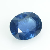 3.73 cts natural blue sapphire loose gemstone oval cut