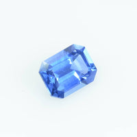 0.87 cts Natural Blue Sapphire Loose Gemstone Emerald Cut