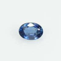 0.63 cts natural blue sapphire loose gemstone oval cut