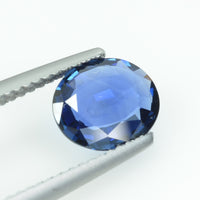1.31 Cts Unheated Natural blue sapphire loose gemstone oval cut