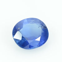 2.44 cts Unheated Burma Natural Blue Sapphire Loose Gemstone Oval Cut