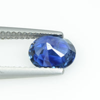 1.42 Cts Natural Blue sapphire loose gemstone oval cut