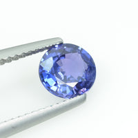 1.12 Cts Natural Purple Sapphire Loose Gemstone Round Cut