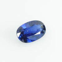 0.91 Cts Natural Blue sapphire loose gemstone oval cut
