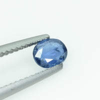 0.55 Cts Natural Blue Sapphire Loose Gemstone Oval Cut
