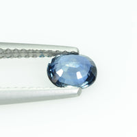 0.57 Cts Natural Blue Sapphire Loose Gemstone Oval Cut